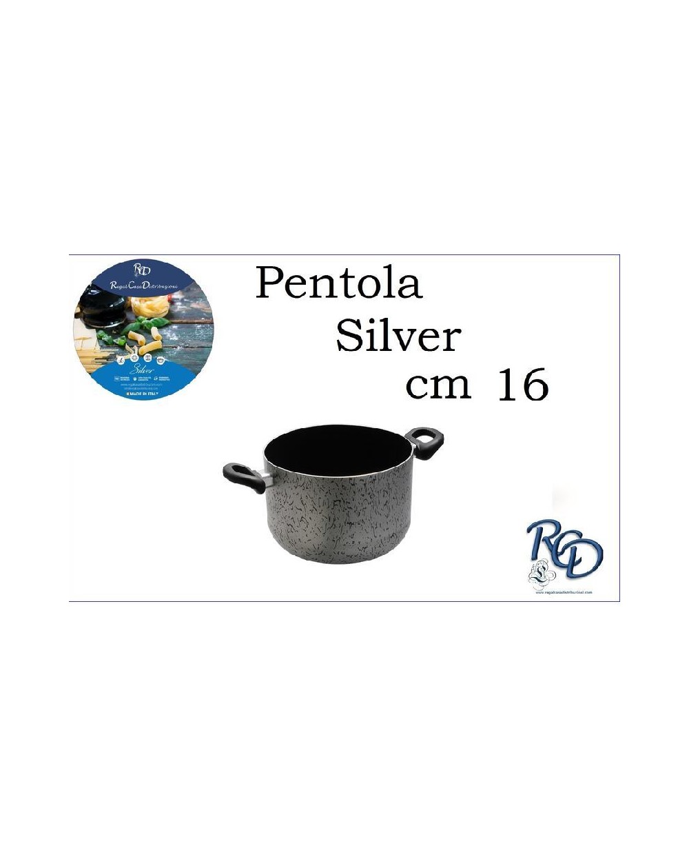 RCD PENTOLA SILVER 16 CM