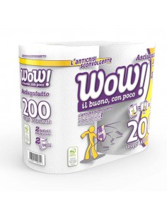 WOW ASCIUGATUTTO 2 ROTOLI
