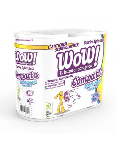 WOW CARTA IGIENICA COMPATTA