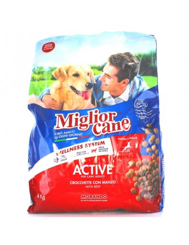 MIGLIOR CANE CROCCH ACTIVE MANZO 4 KG 