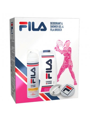 FILA WOMEN COFFRET DEO 150ML+S/G 300ML+FILA BROOCH