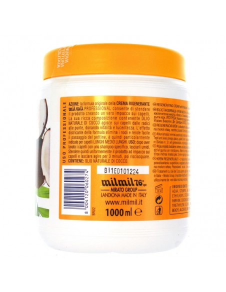 MIL MIL CREMA CAPELLI COCCO 1 LT