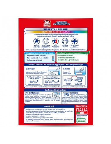 OMINO BIANCO ADDITIVO SMACCH. POLVERE 500 GR