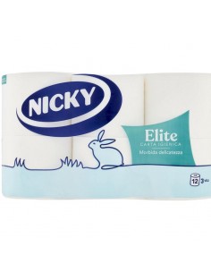 NICKY ELITE CARTA IGIENICA X 12 