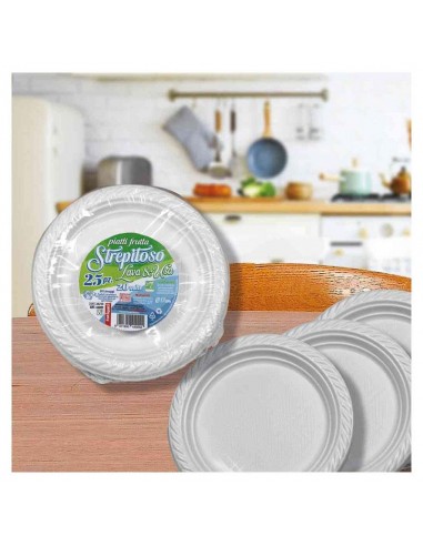 STREPITOSO PIATTO FRUTTA 25 PZ