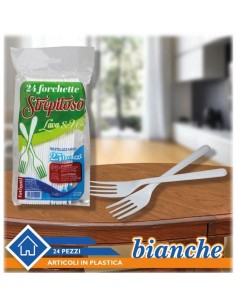 FATIGATI FORCHETTE BIANCHE RIUTILIZ 24 PZ 