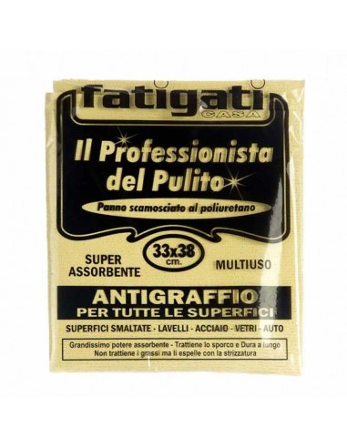 Panno Scamosciato Al Poliuretano 33 X 38 Cm