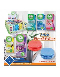 Deodorante Ambiente Gel 2 Pz Stick Freschissimo