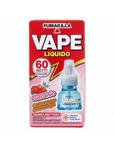 Vape Liquido Ricarica Insetticida 60 Notti Geranio
