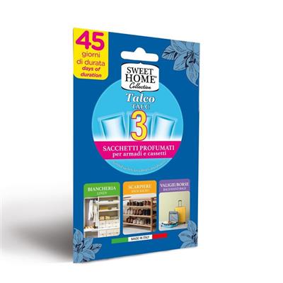 SWEET HOME SACCH PROF ARMADI E CASSETTI TALCO 3 PZ