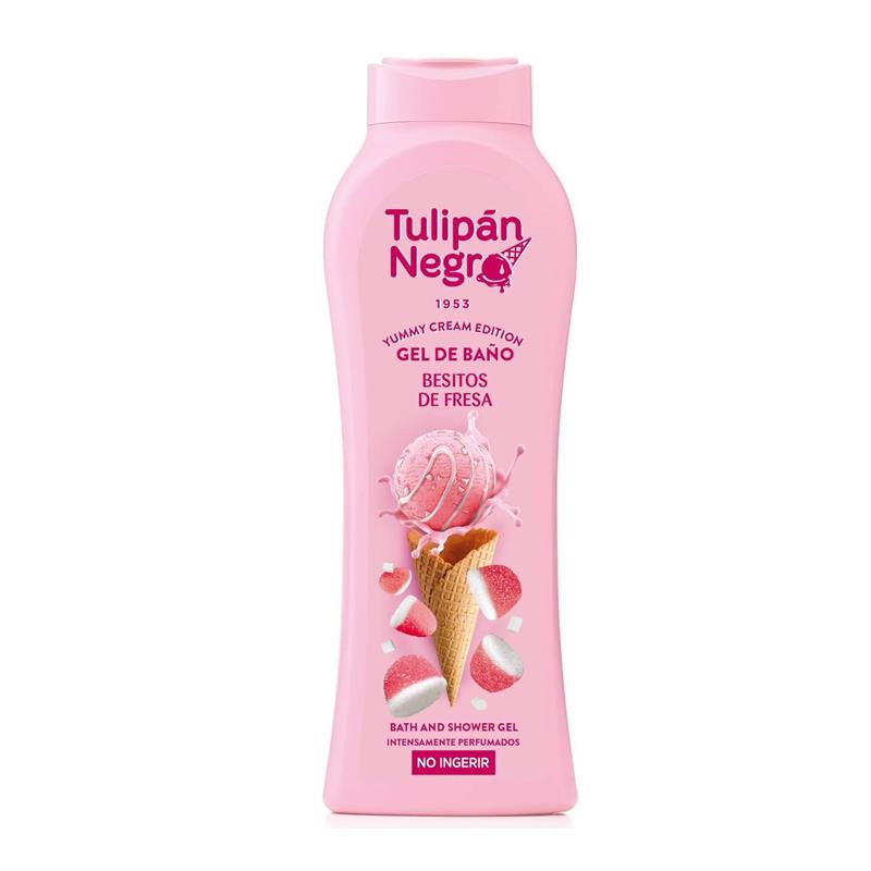 TULIPAN NEGRO BAGNOSCHIUMA BESITOS DE FRESA 650 Ml