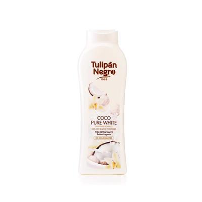 TULIPAN NEGRO BAGNOSCHIUMA COCO PURE WHITE 650 ML