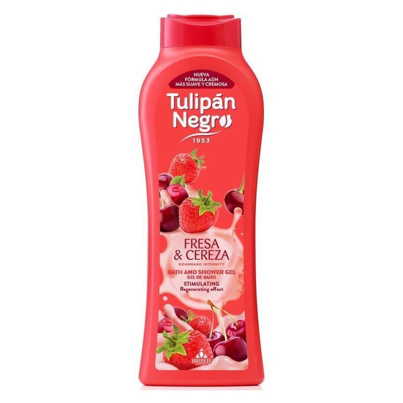 TULIPAN NEGRO BAGNOSCHIUMA FRESA & CEREZA 650 ML