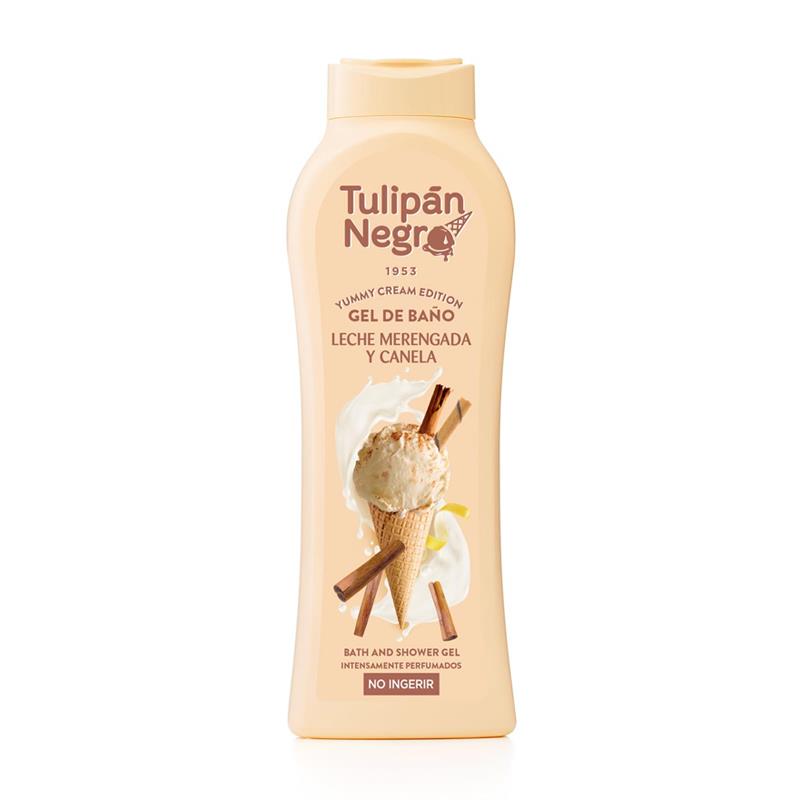 TULIPAN NEGRO BAGNOSCHIUMA LECHE MERENGADA Y CANELA 650 Ml