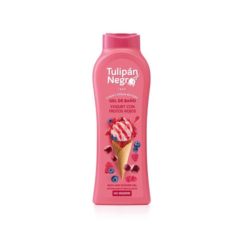 TULIPAN NEGRO BAGNO GEL YOGURT E FRUTTI ROSSI 650 ML