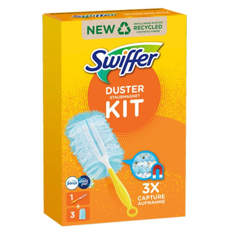 SWIFFER DUSTER KIT CON 3 PIUMINI
