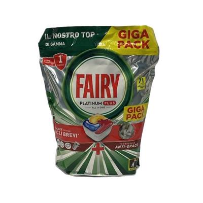 FAIRY TABS LAVASTOVIGLIE PLATINUM PLUS LIMONE X 71 PEZZI