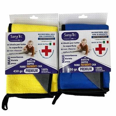 SANATEC PANNO BICOLORE 50 X 70 MICROFIBRA ANTIBATTERICO