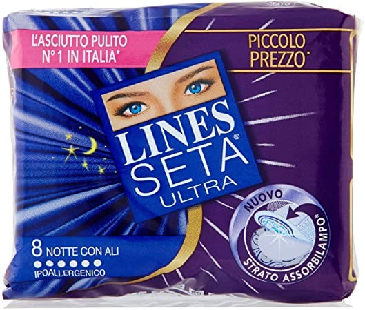 LINES SETA ULTRA NOTTE ALI  8 PZ