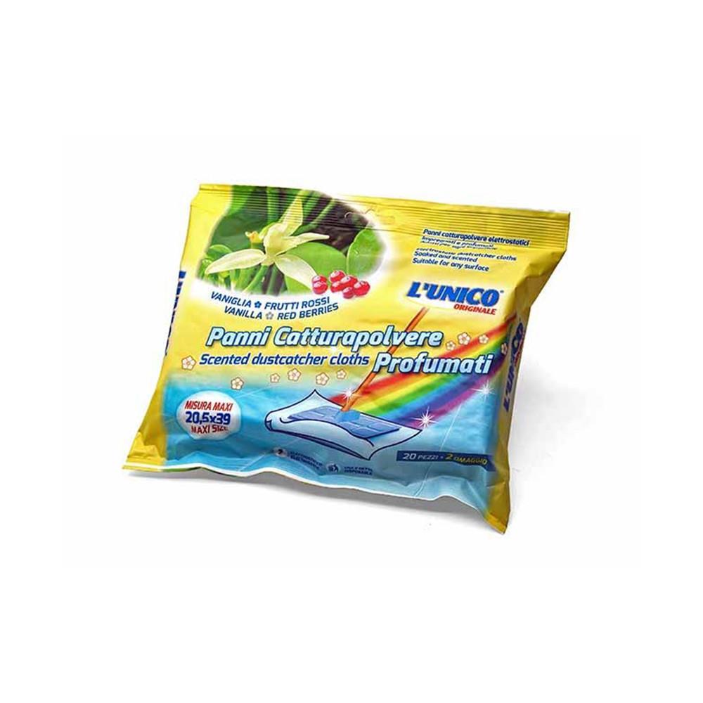 L'UNICO CATTURAPOLVERE VANIGLIA E FRUTTI ROSSI 30PZ 25,5X39