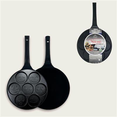 PADELLA PANCAKE CM.26 7 STAMPI SMILE