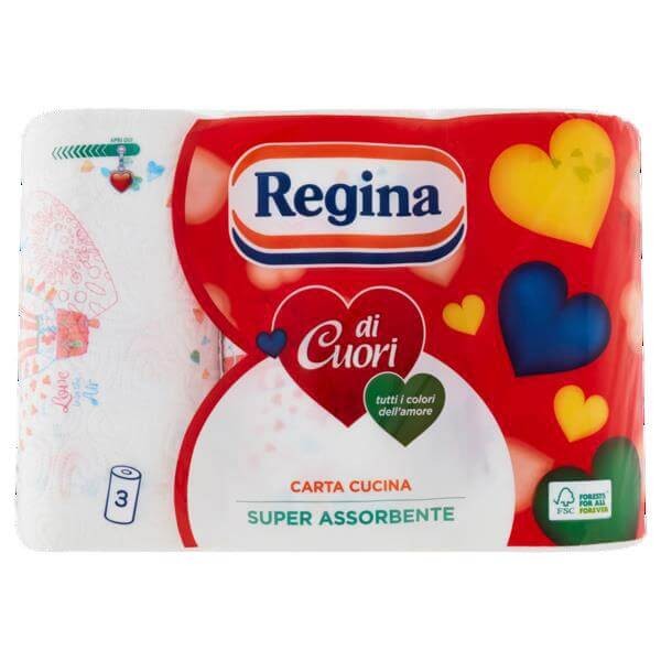 REGINA DI CUORI 3 ROTOLI