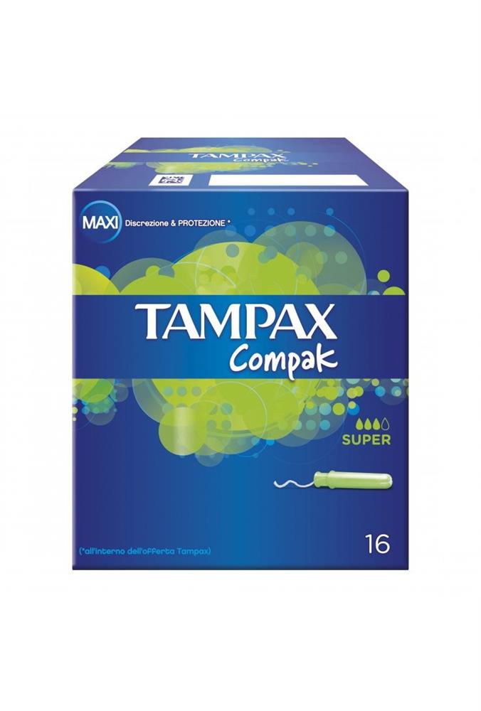 TAMPAX COMPAK SUPER (VERDE)