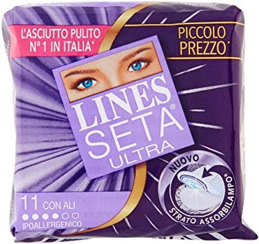 Lines Seta ultra con ali 10 pz