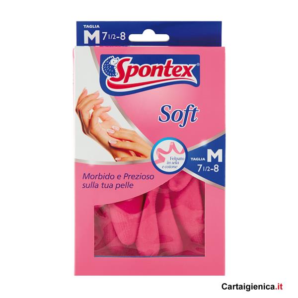 SPONTEX GUANTI SOFT TG M